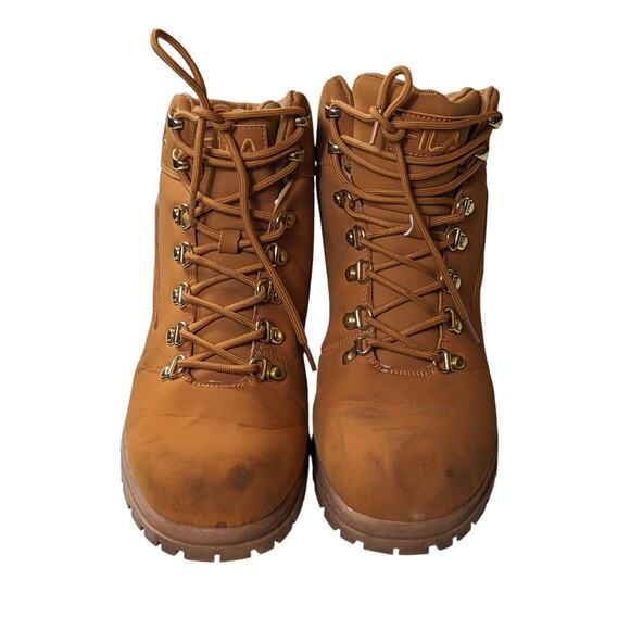 Fila Boots Mens 10.5 Diviner Combat Work Shoes Synthetic Lace Up Hiking 1HM00556 - Picture 6 of 14